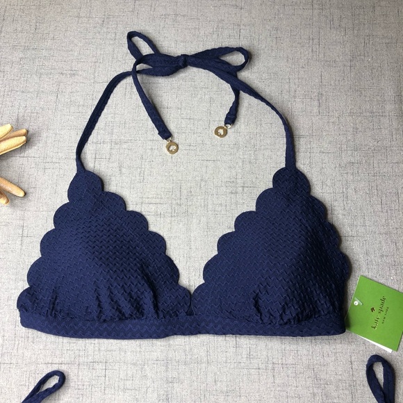 Kate Spade French Navy 2019 Scalloped Bikini - Picture 5 of 7